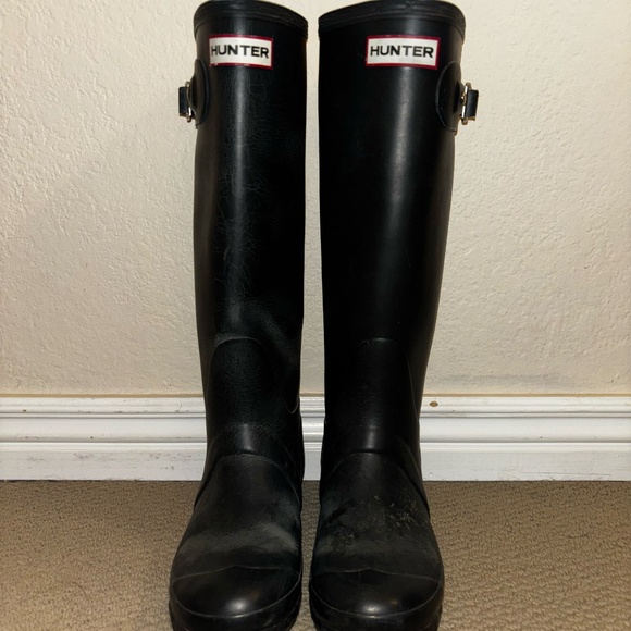 Hunter Original Tour Rain Boots – Navy – US 5M (Women’s) - Picture 1 of 4